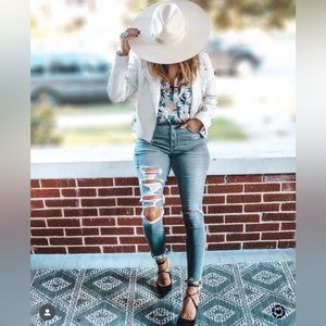 Women’s AE American Eagle Ne(x)t Level Ripped Super High Waisted Jegging…